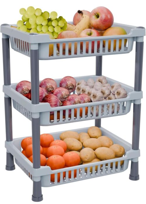 3 Layer & 4 Layer Vegetable Stand for Kitchen Storage Rack